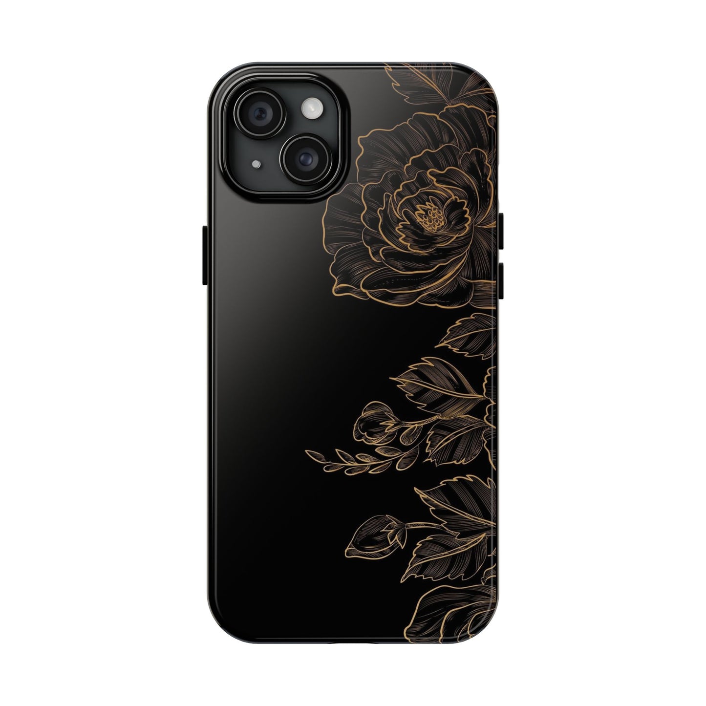BLACK - Tough Phone Case