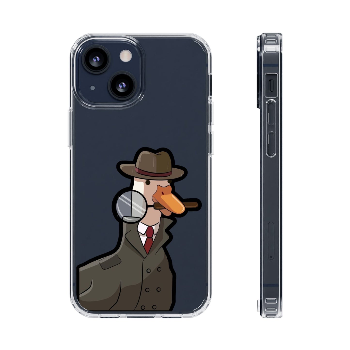 SPY Duck - Clear Phone Case