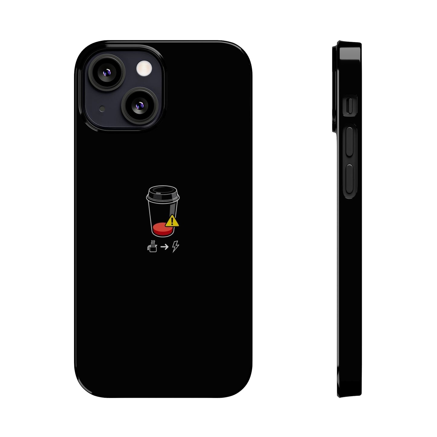 BLACK - Slim Phone Case