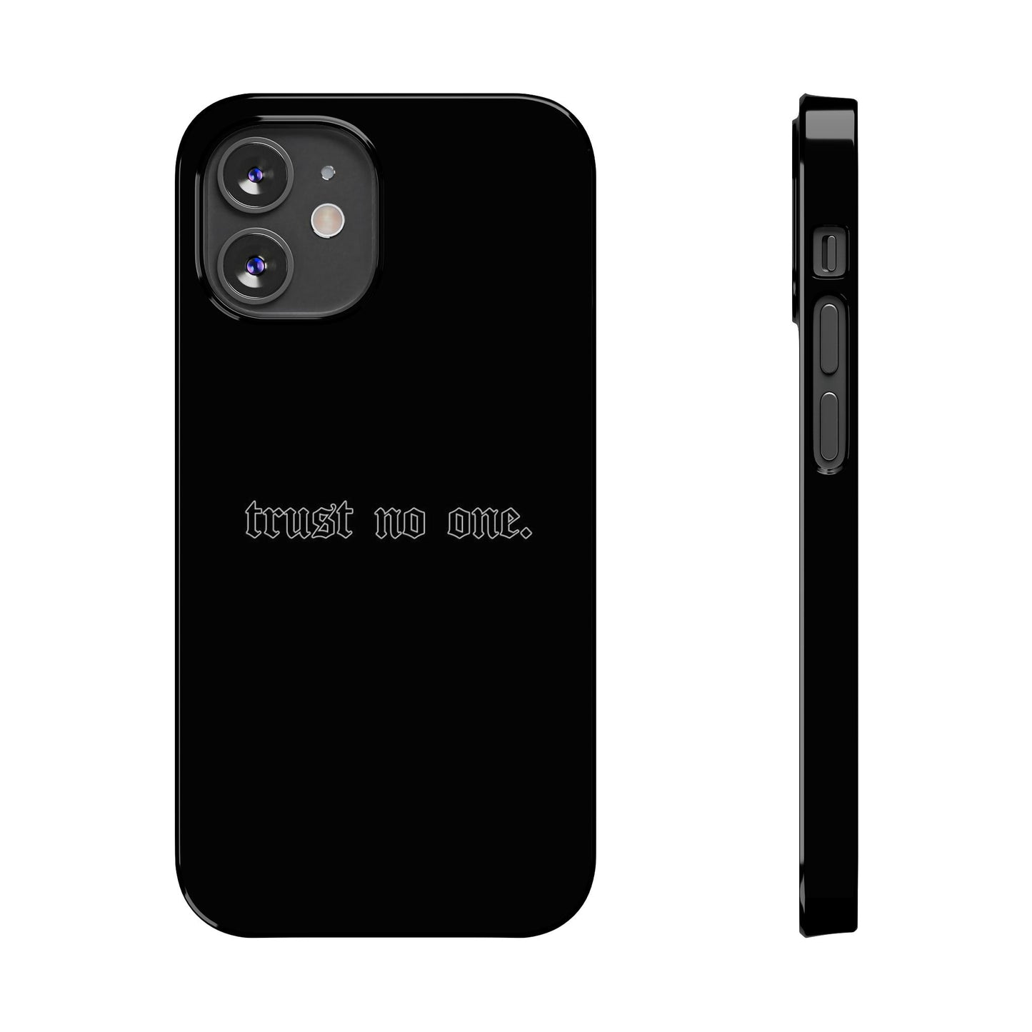 BLACK - Slim Phone Case