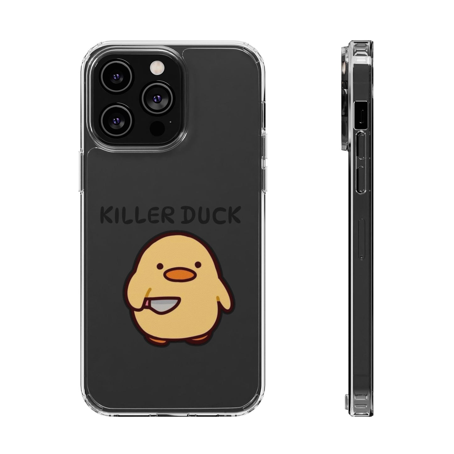 Killer Duck - Clear Phone Case