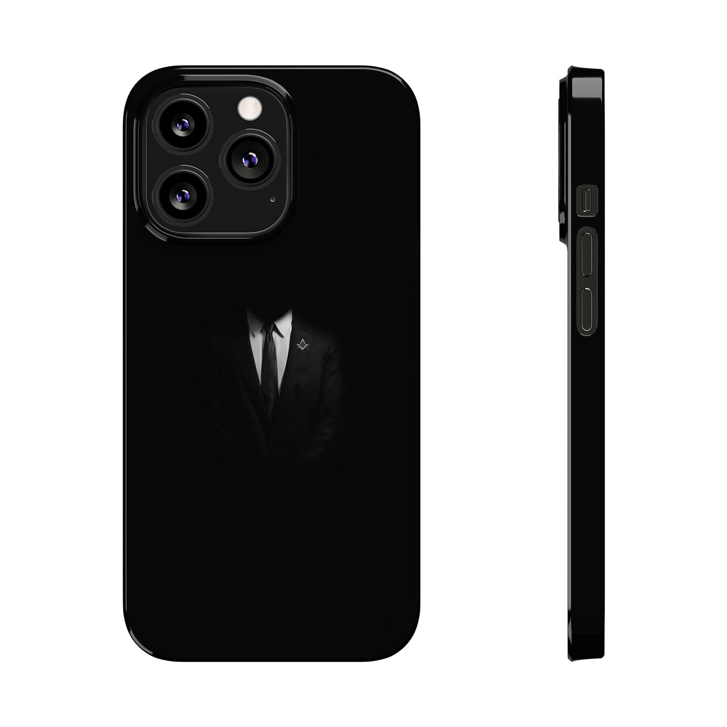 BLACK - Slim Phone Case