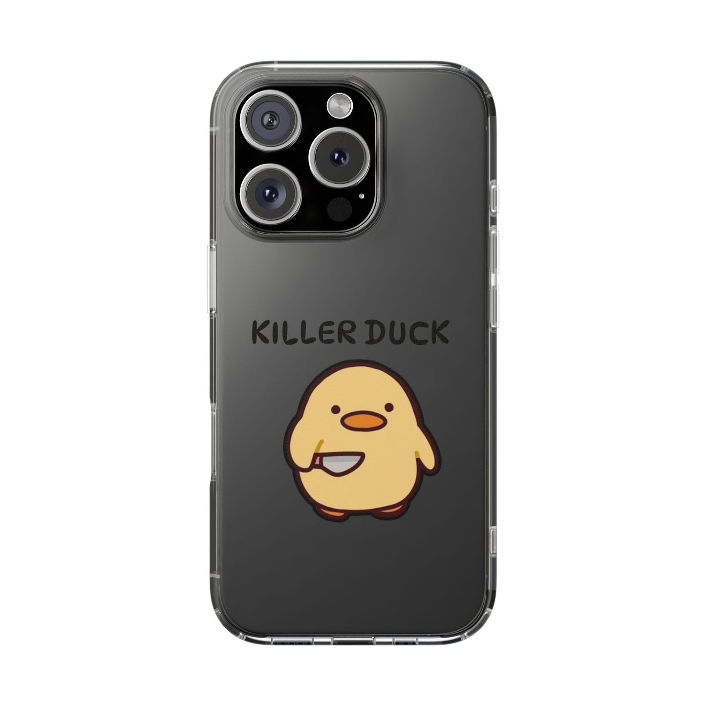 Killer Duck - Clear Phone Case