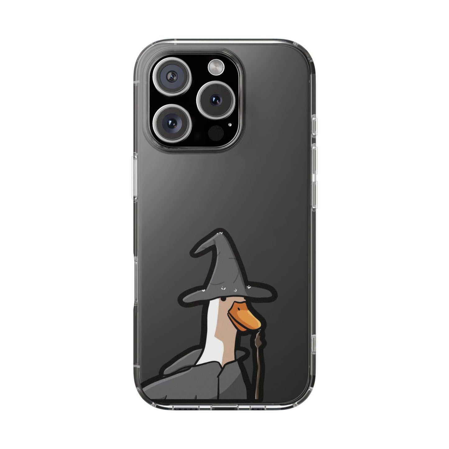 WIZARD Duck - Clear Phone Case