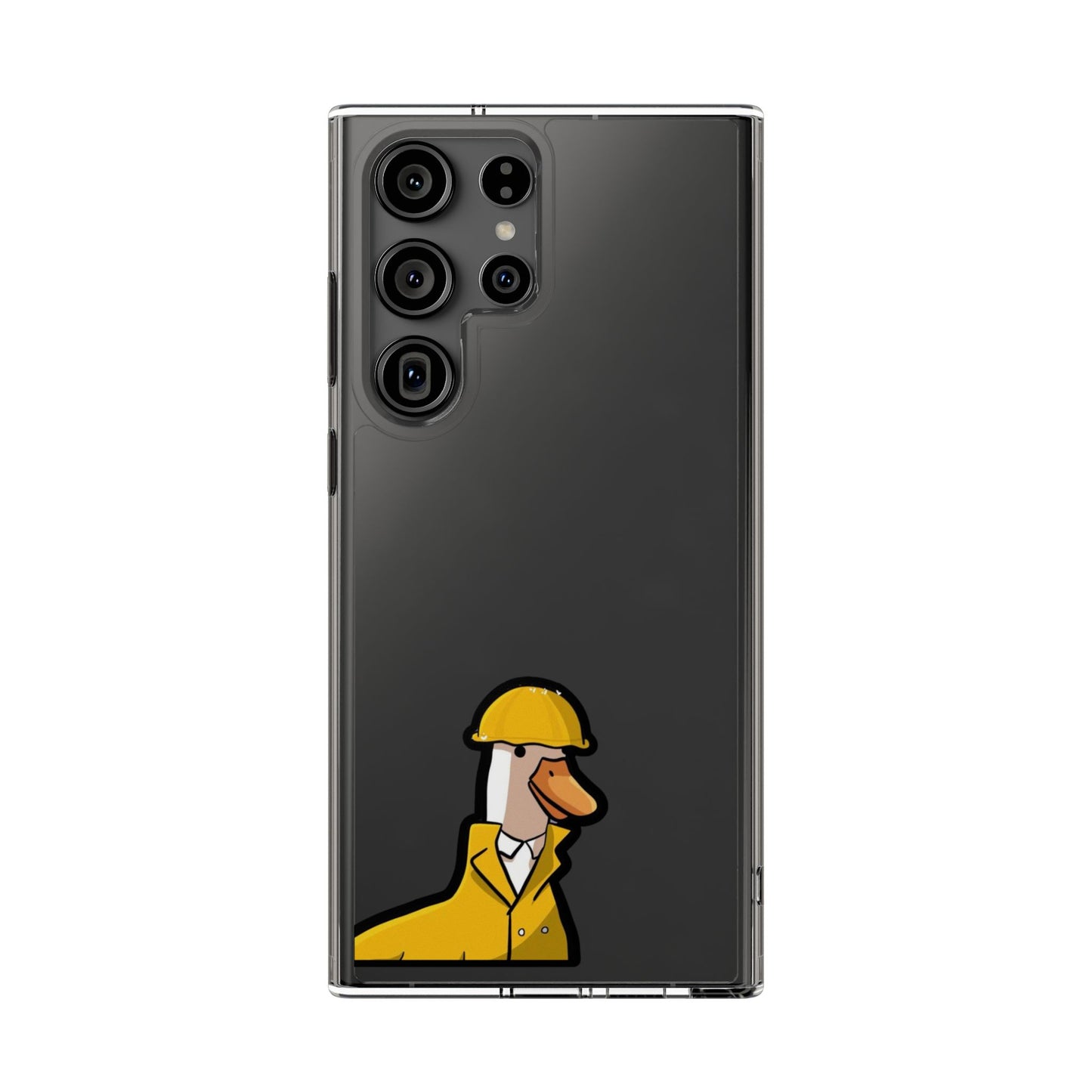 RAIN DUCK - Clear Phone Case