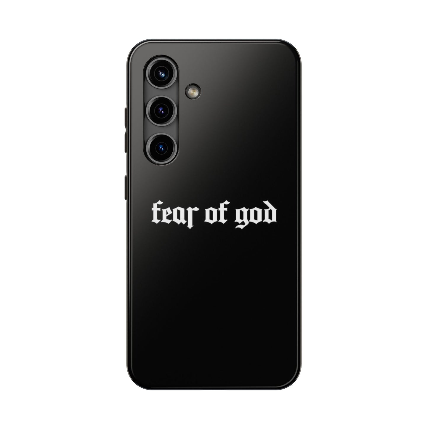 BLACK - Tough Phone Case