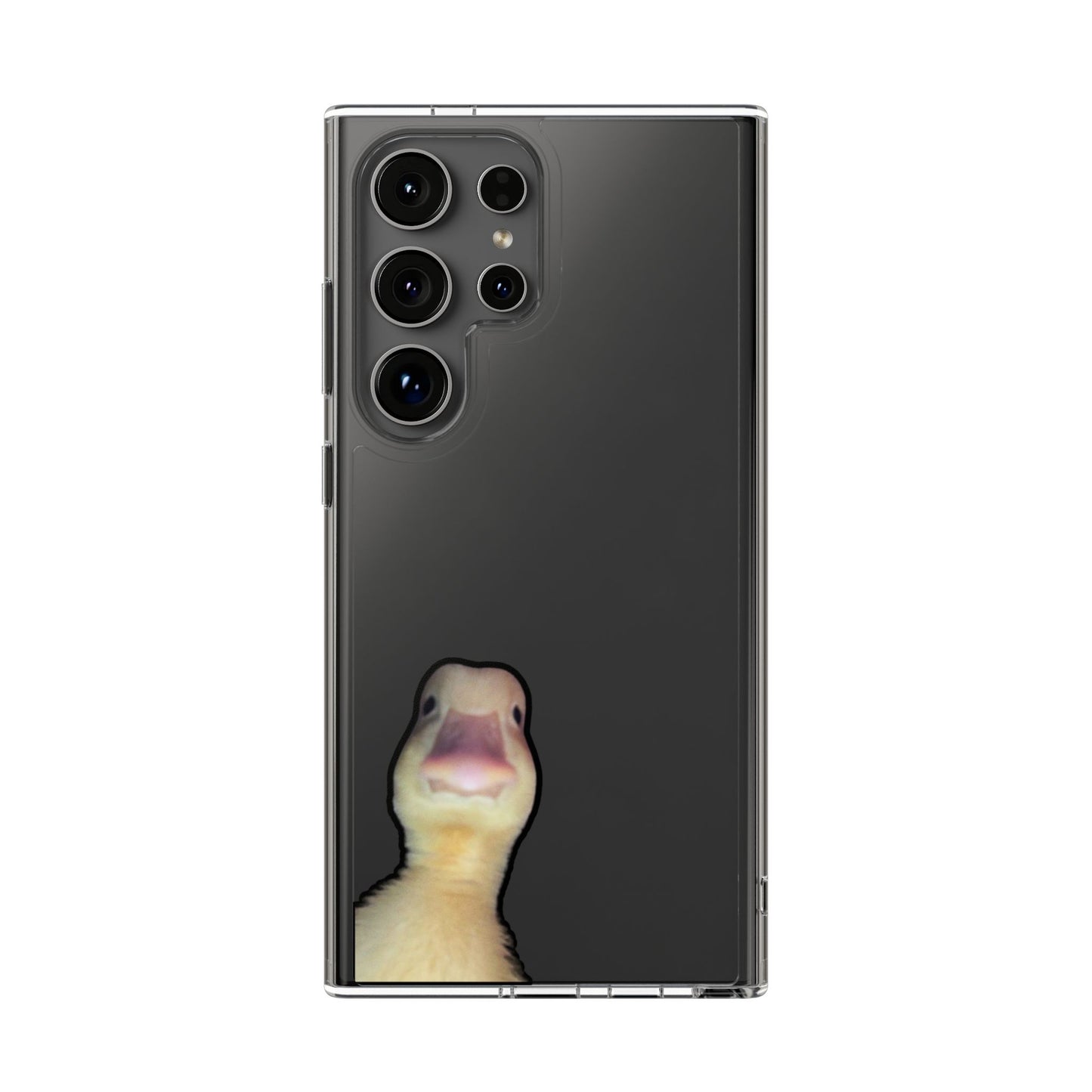 STRAIGHT Duck - Clear Phone Case