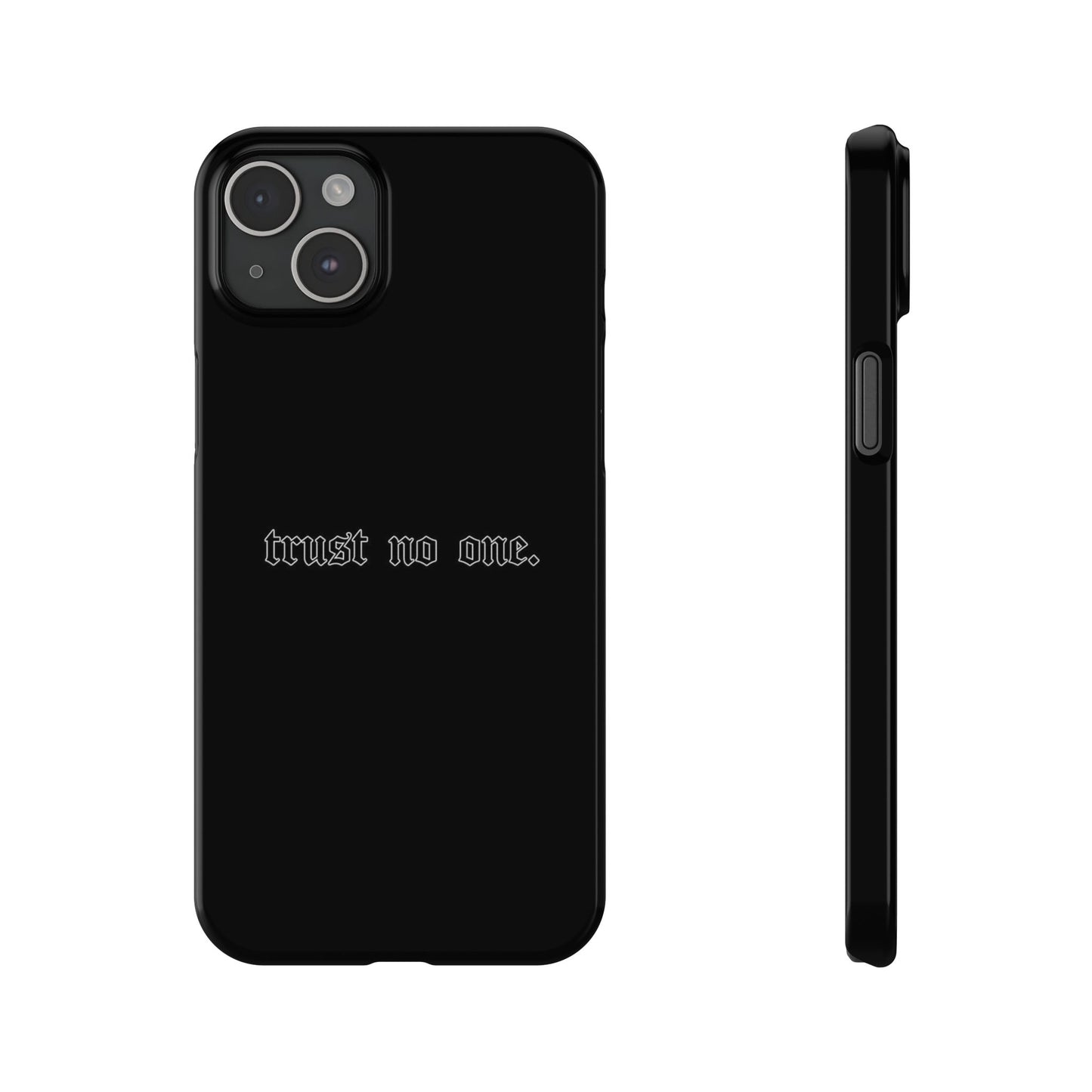 BLACK - Slim Phone Case