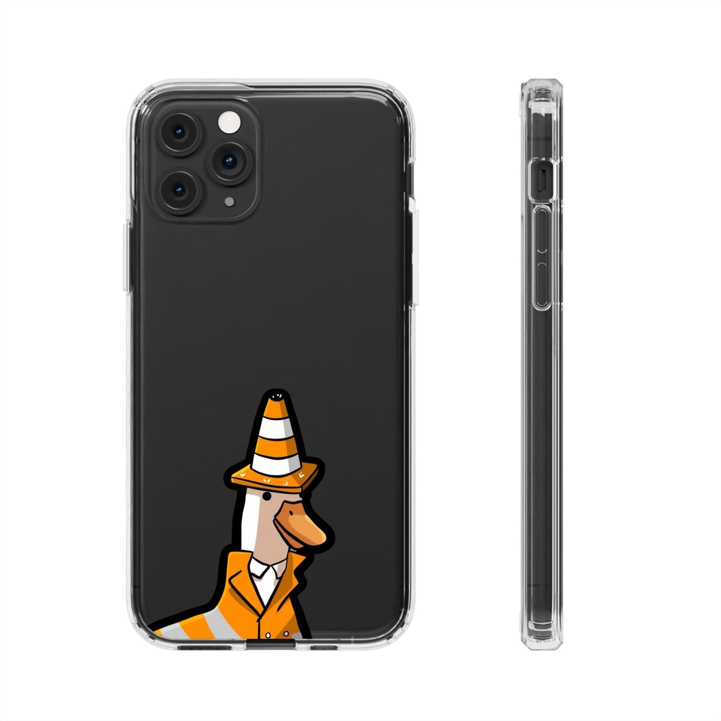 SAFE DUCK - Clear Phone Case