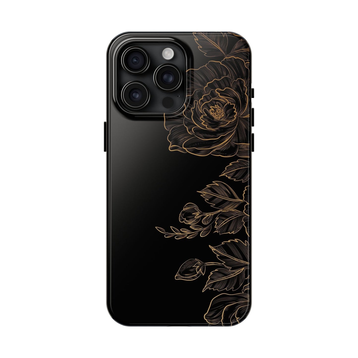 BLACK - Tough Phone Case