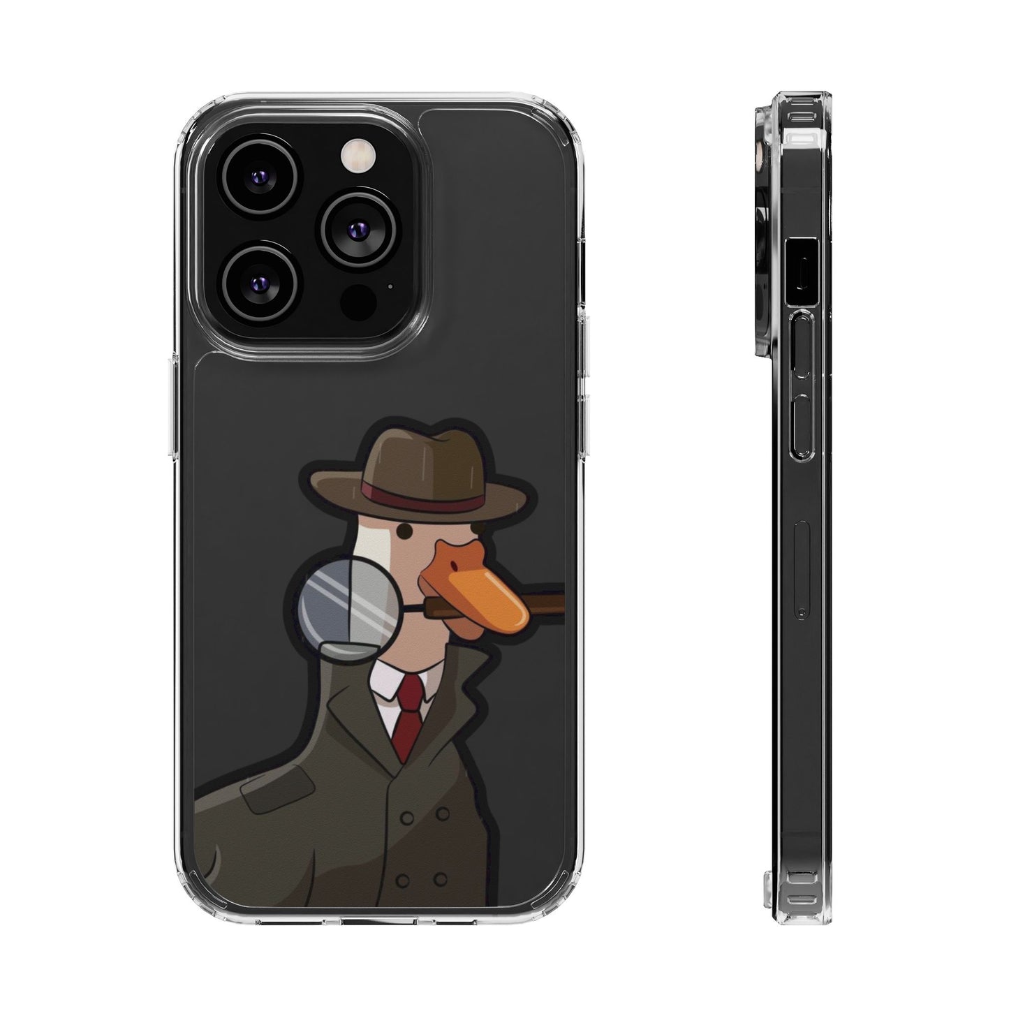 SPY Duck - Clear Phone Case