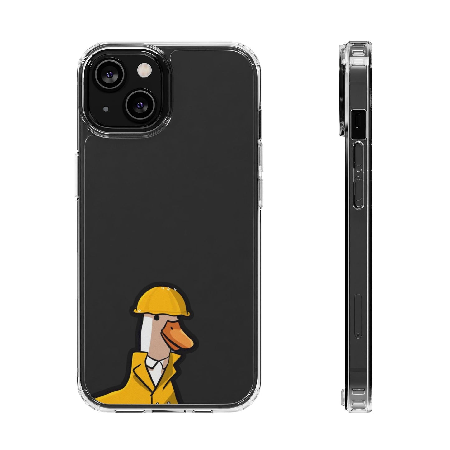 RAIN DUCK - Clear Phone Case