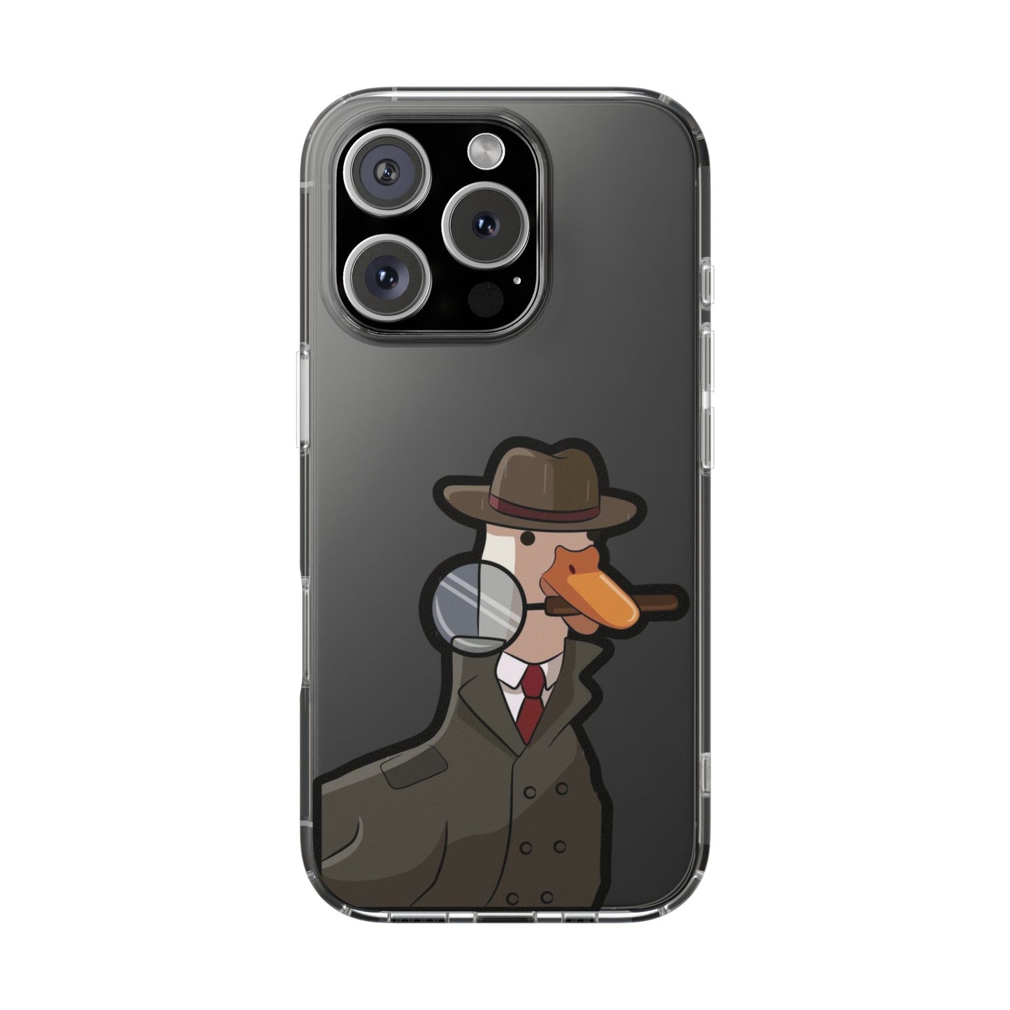 SPY Duck - Clear Phone Case