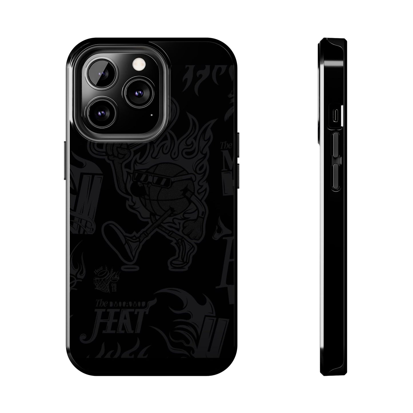 BLACK - Tough Phone Case