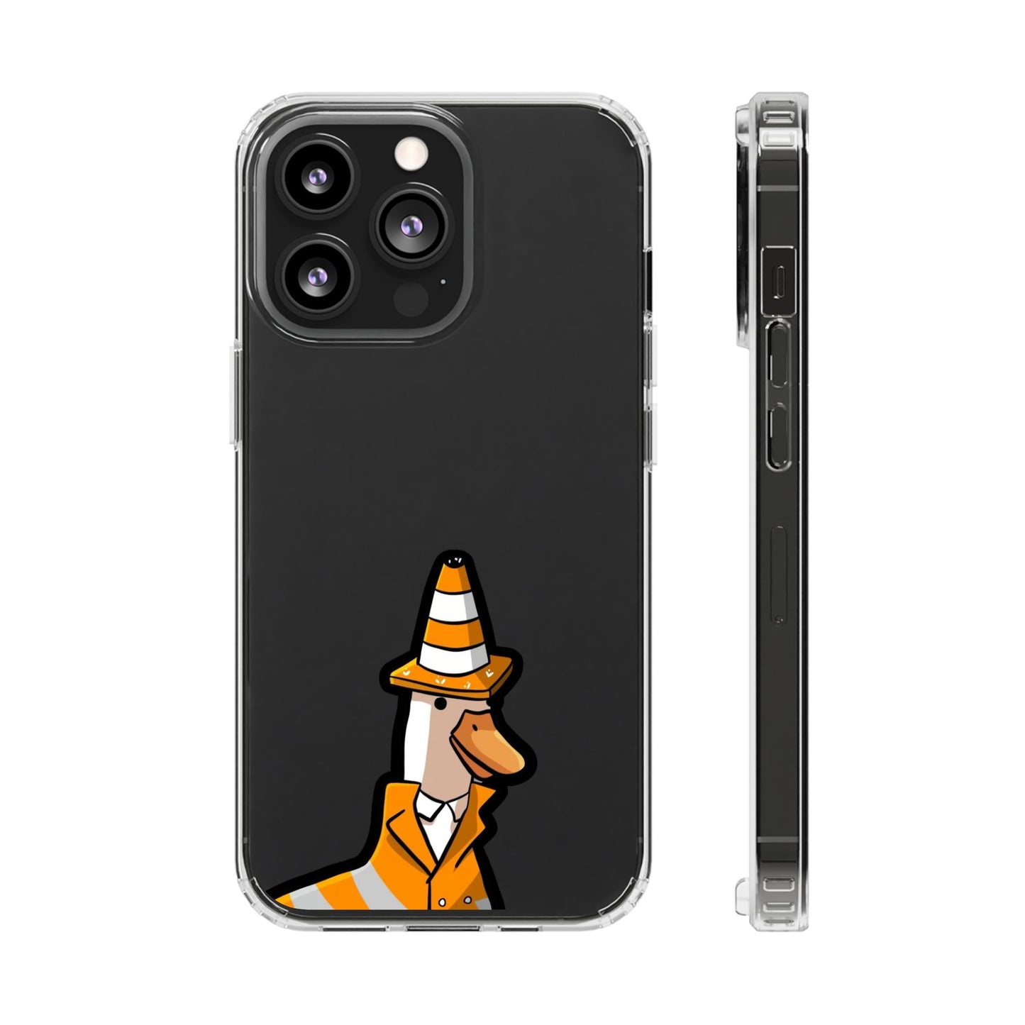 SAFE DUCK - Clear Phone Case