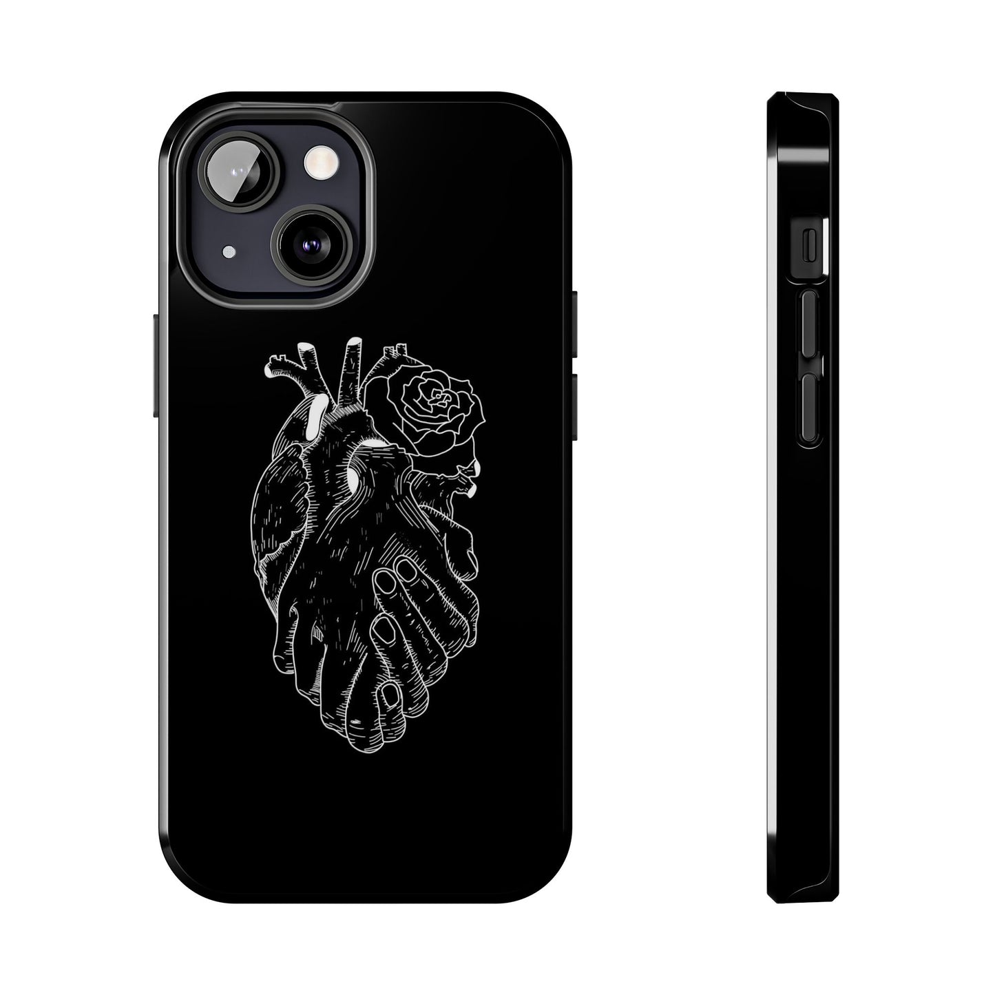BLACK - Tough Phone Case