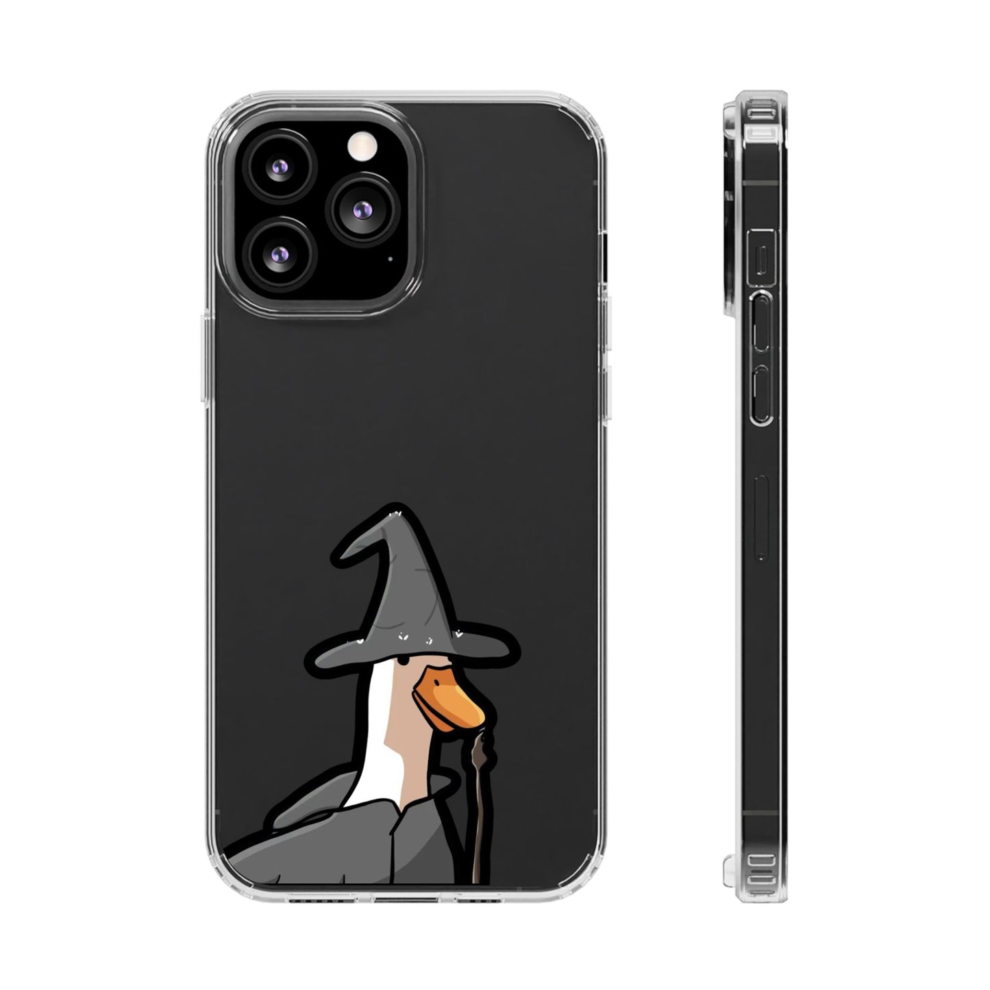 WIZARD Duck - Clear Phone Case
