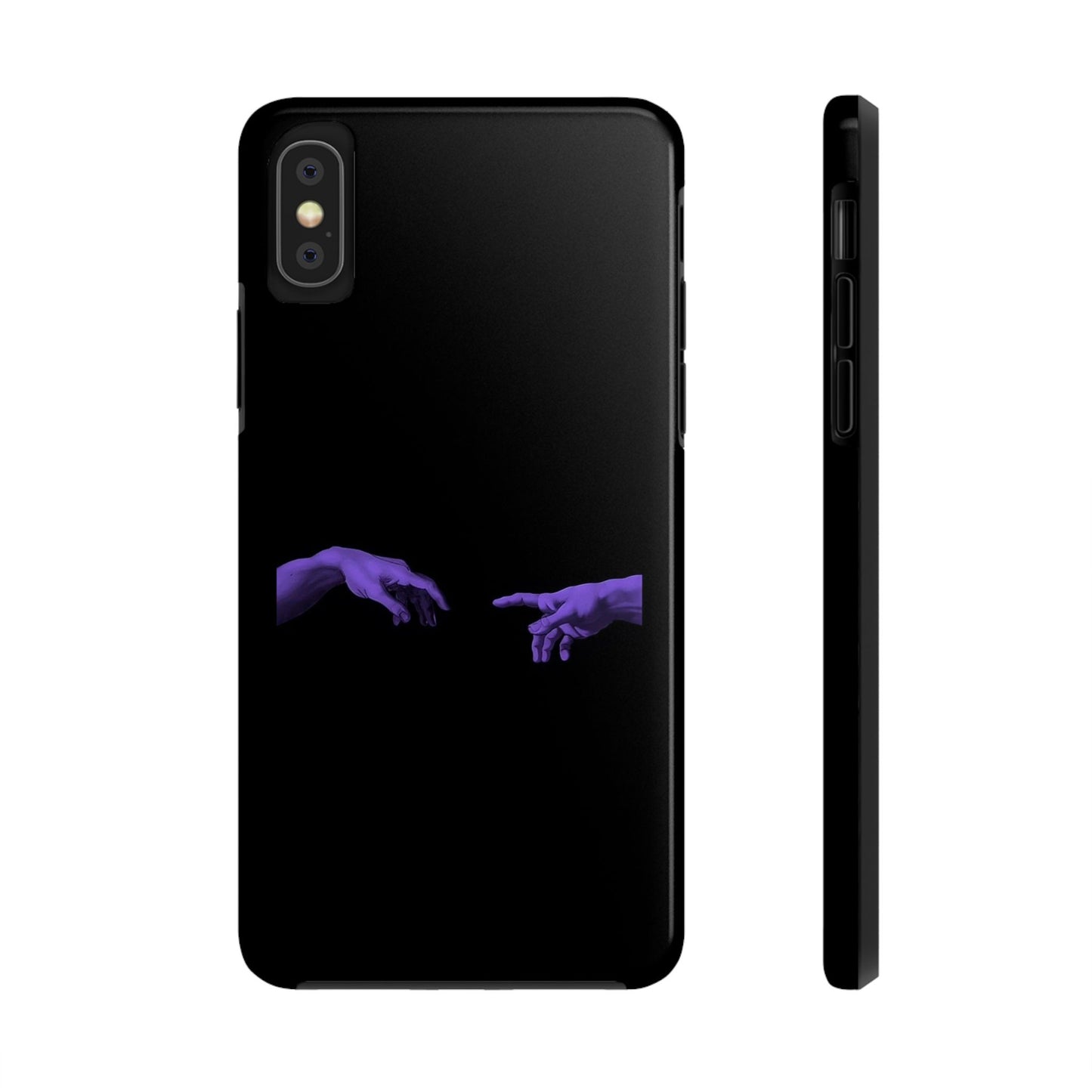 BLACK - Tough Phone Case