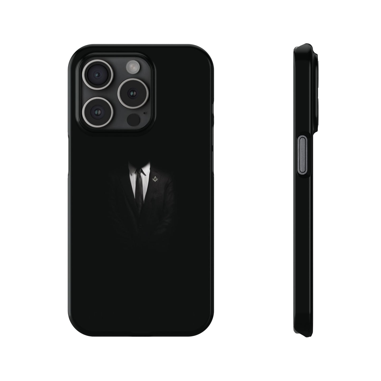 BLACK - Slim Phone Case