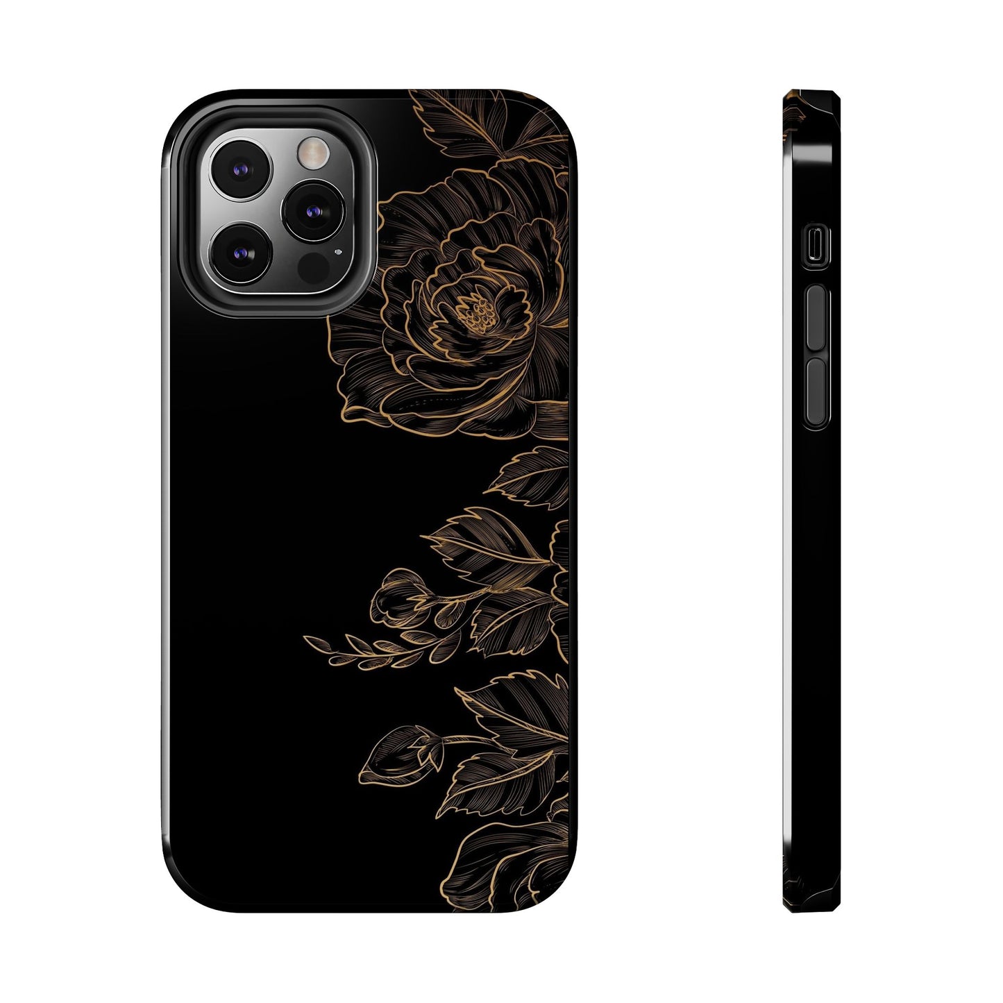 BLACK - Tough Phone Case