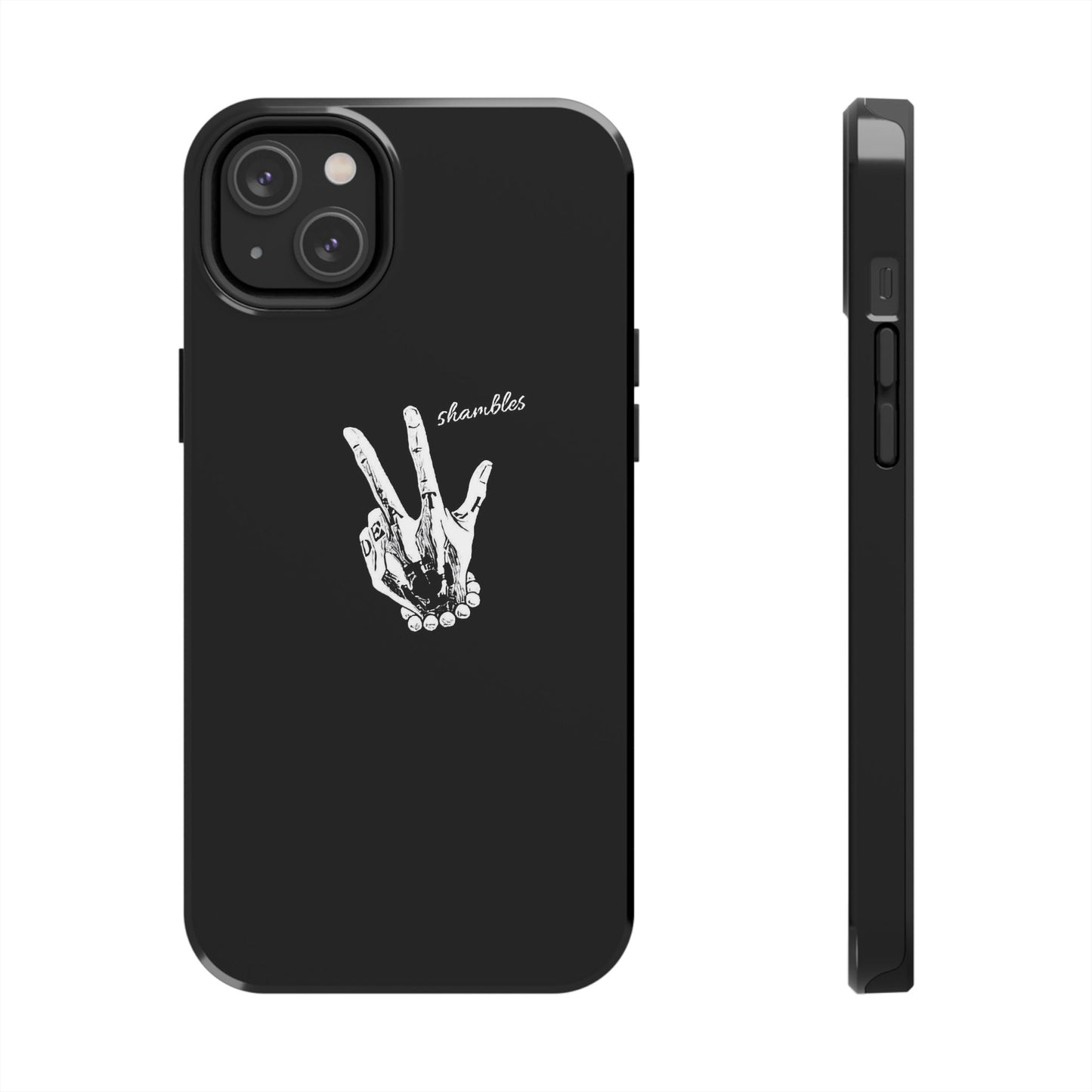 BLACK - Tough Phone Case