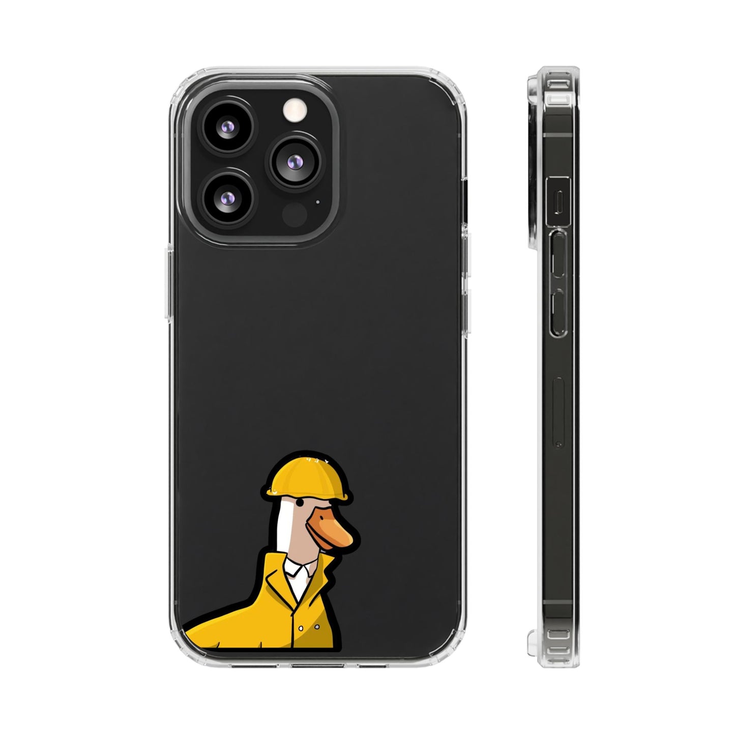 RAIN DUCK - Clear Phone Case