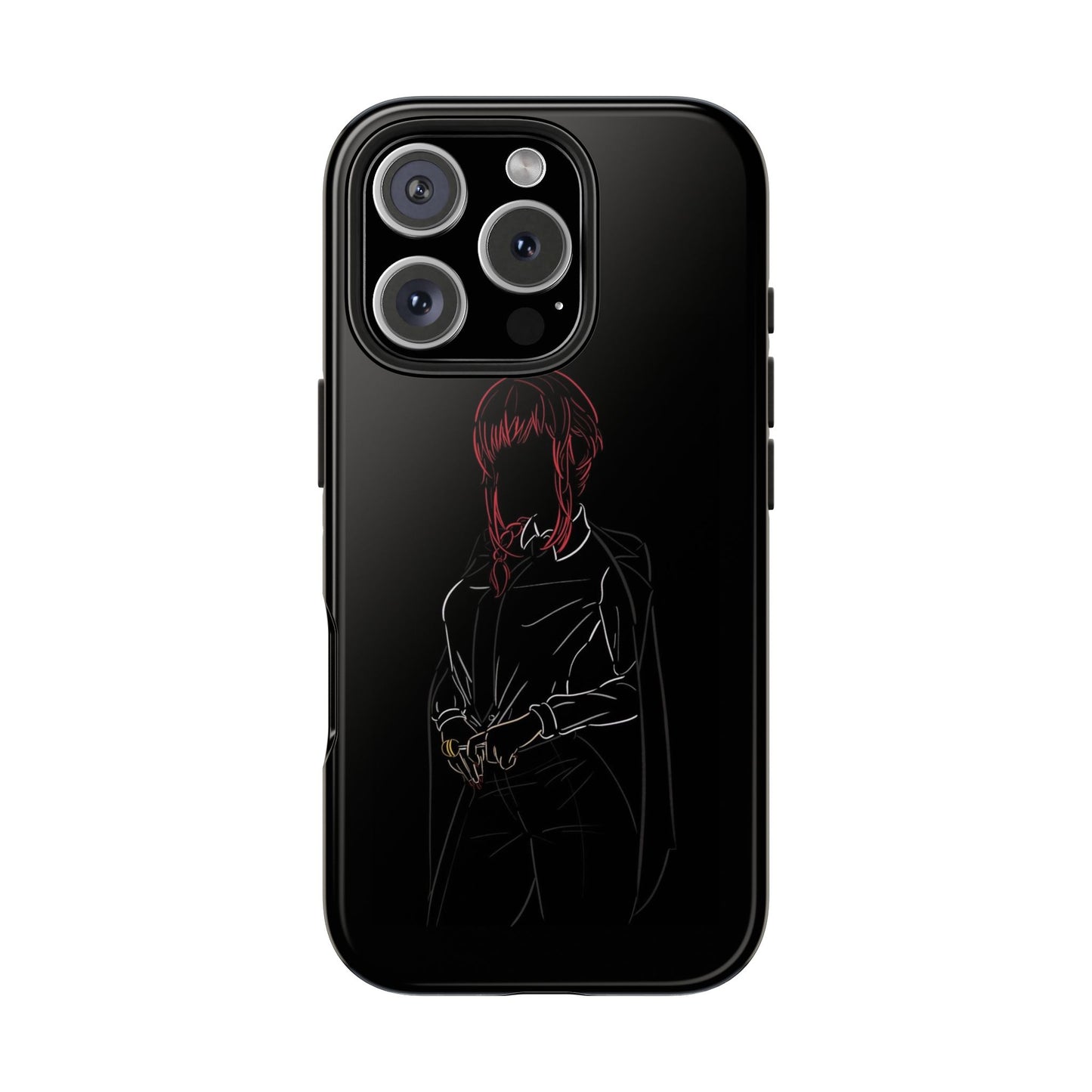 BLACK - Tough Phone Case