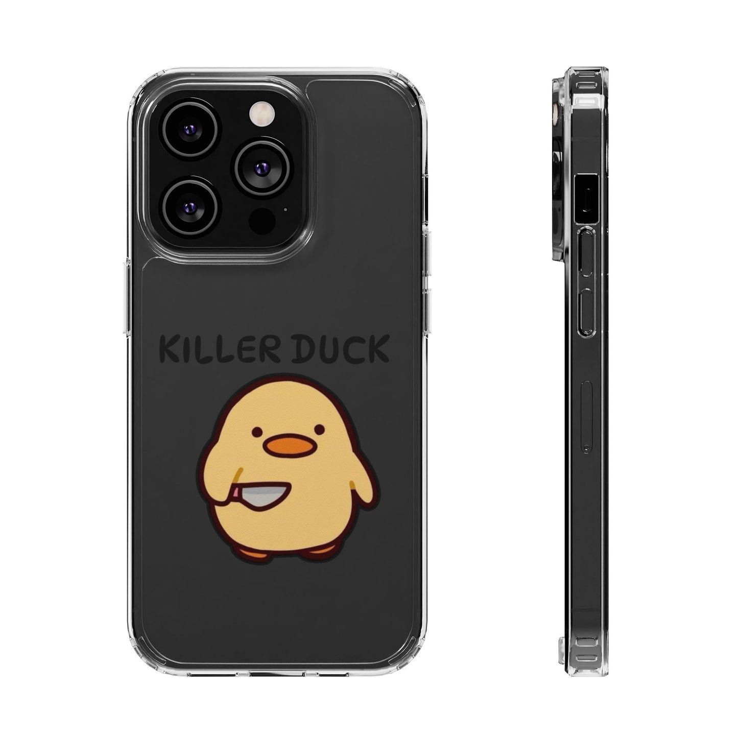 Killer Duck - Clear Phone Case