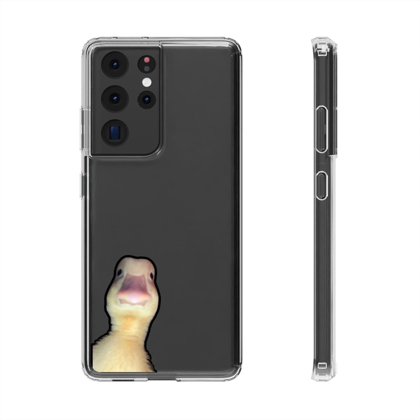 STRAIGHT Duck - Clear Phone Case