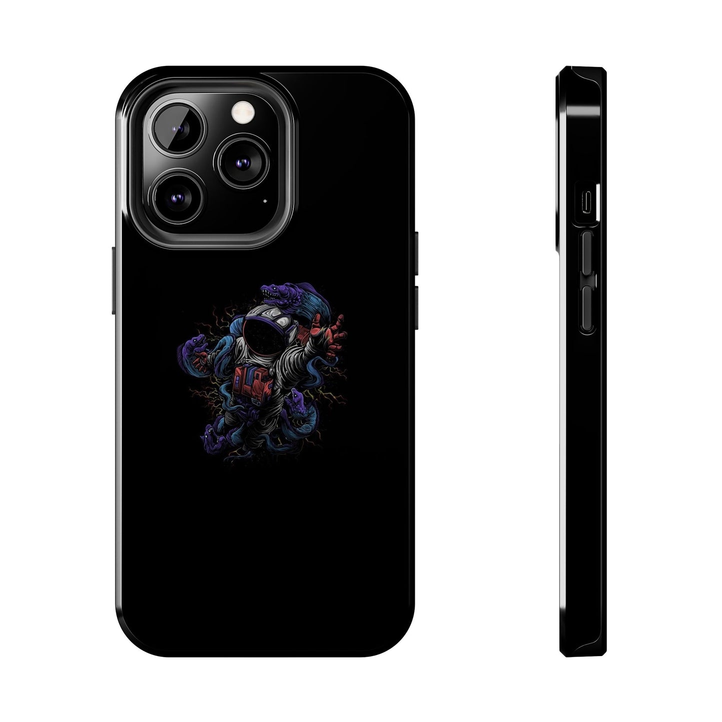 BLACK - Tough Phone Case