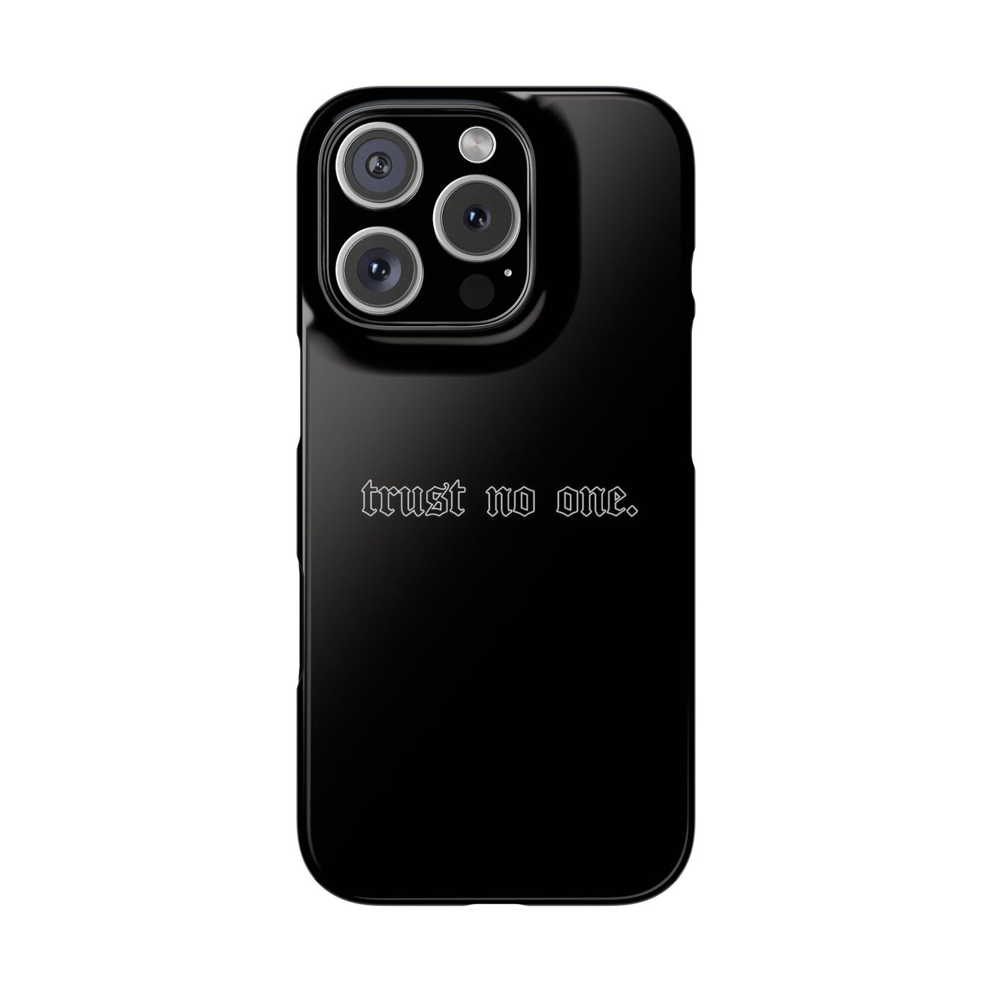 BLACK - Slim Phone Case