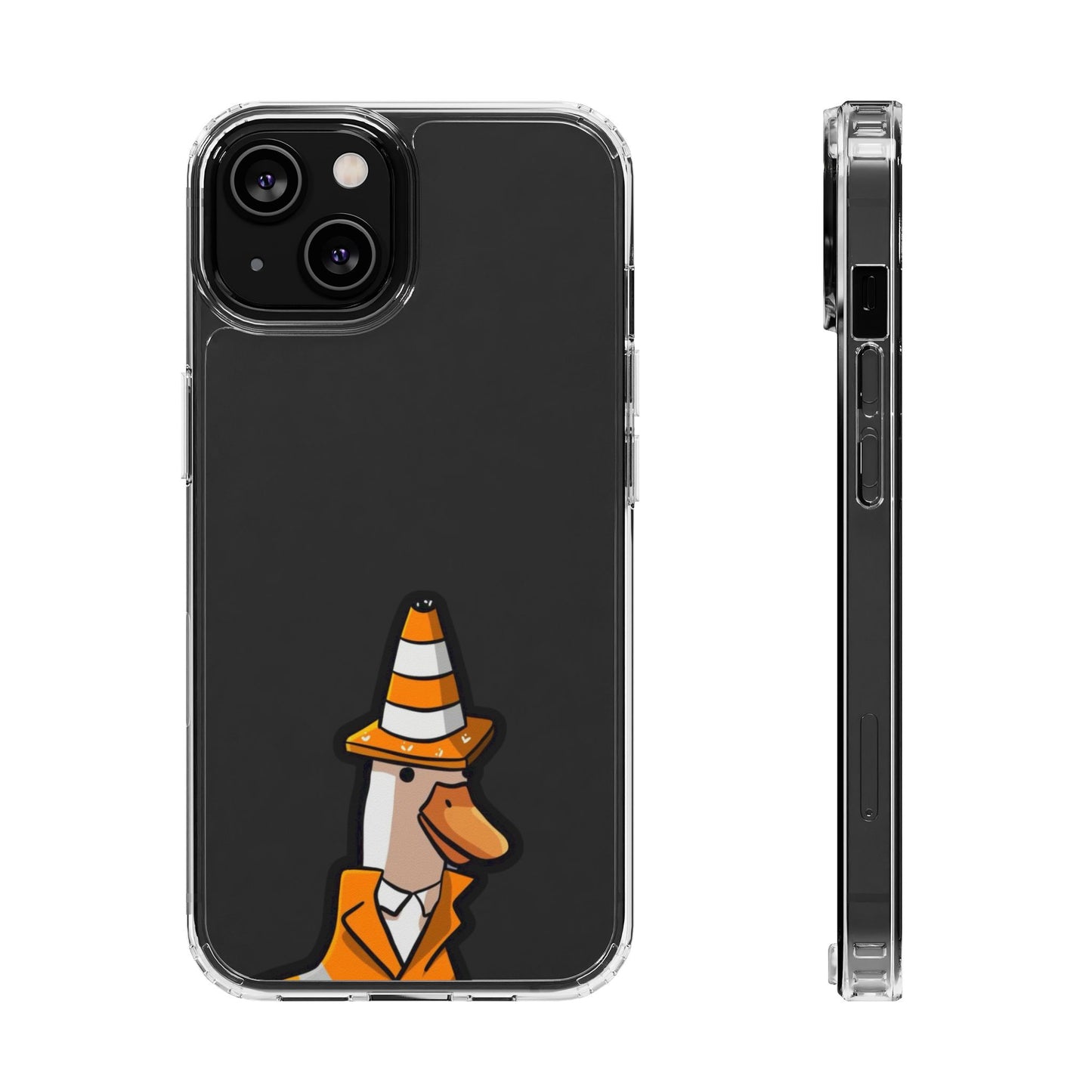 SAFE DUCK - Clear Phone Case