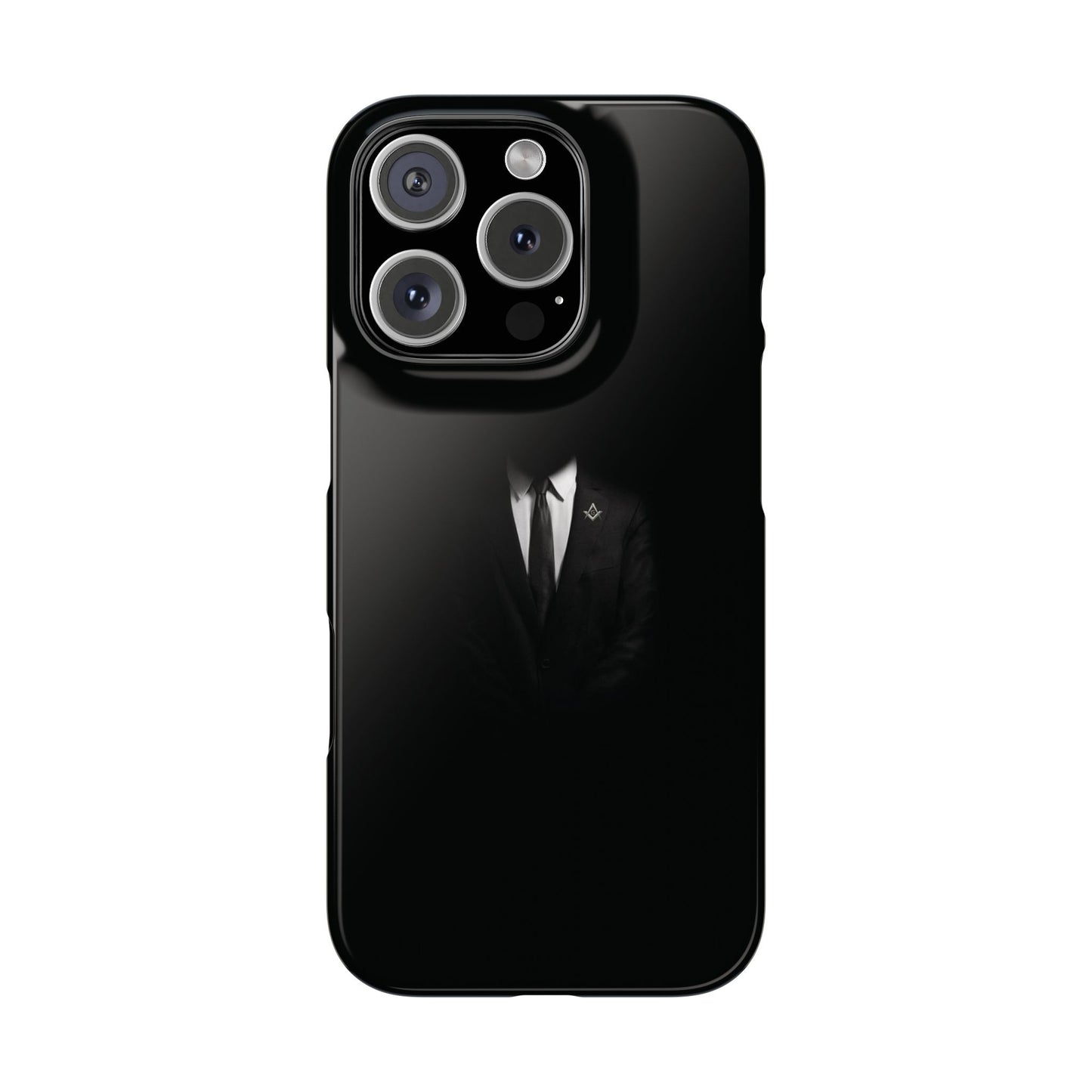 BLACK - Slim Phone Case