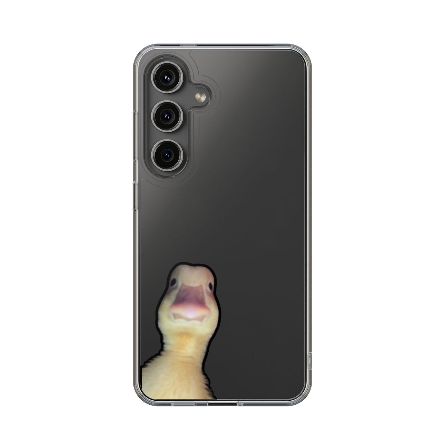 STRAIGHT Duck - Clear Phone Case