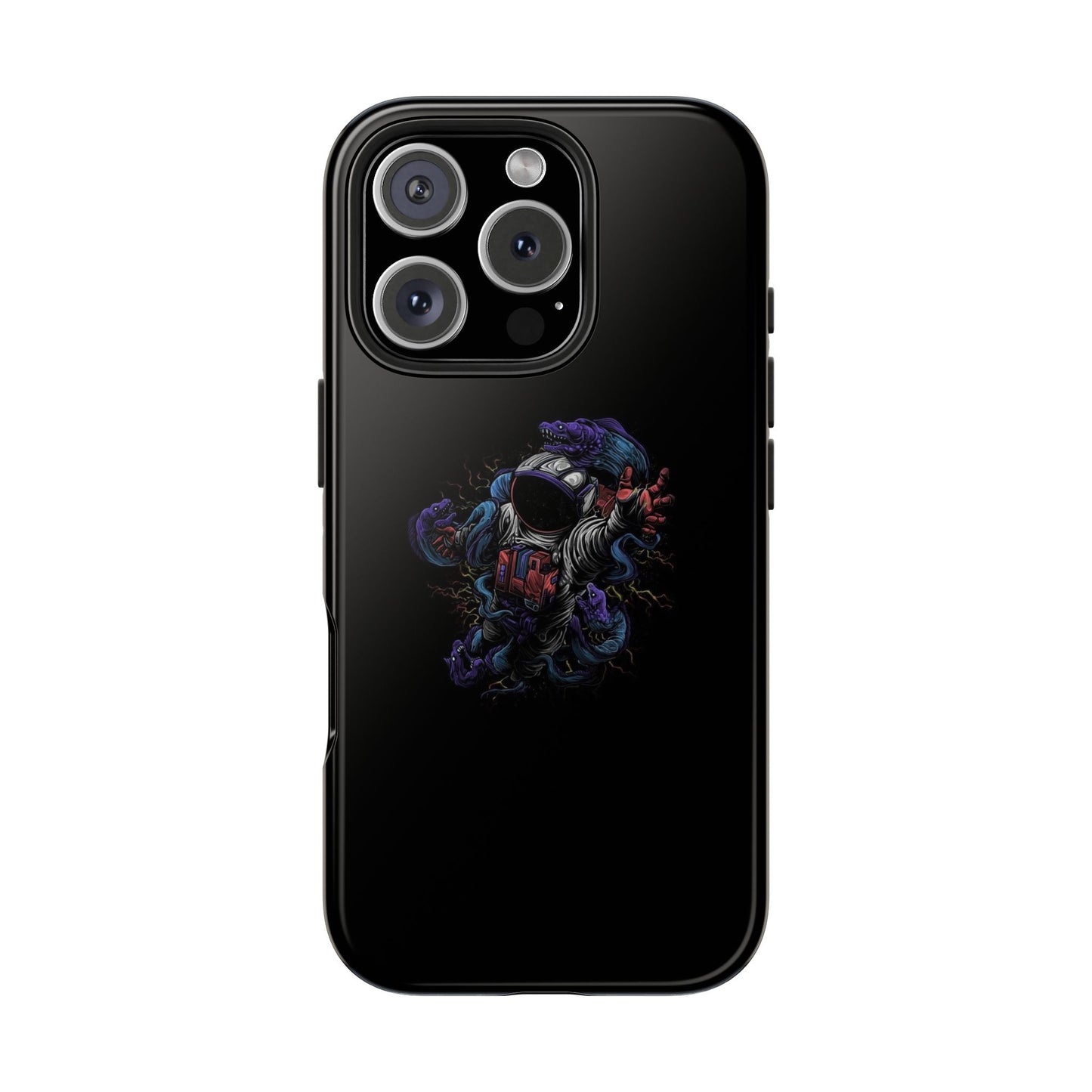 BLACK - Tough Phone Case