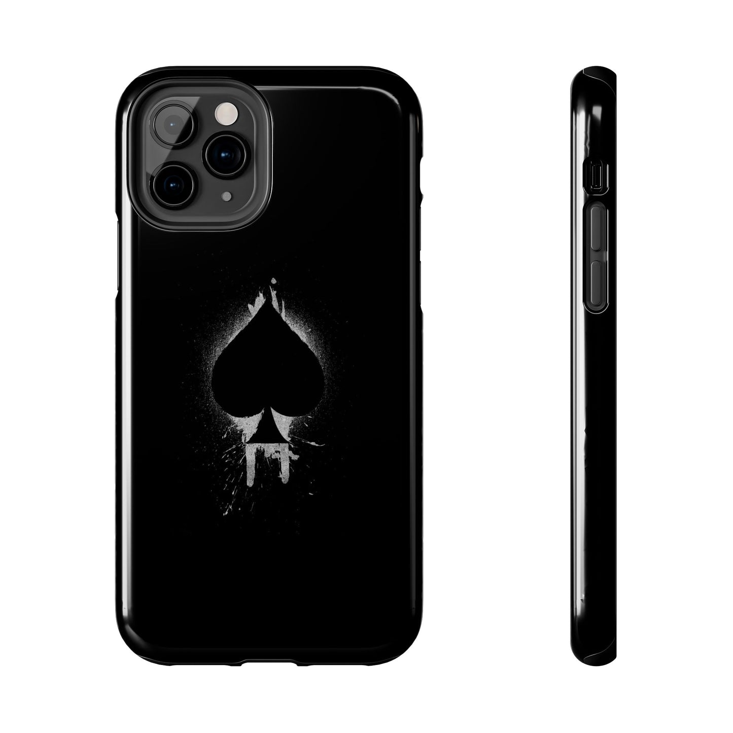 BLACK - Tough Phone Case