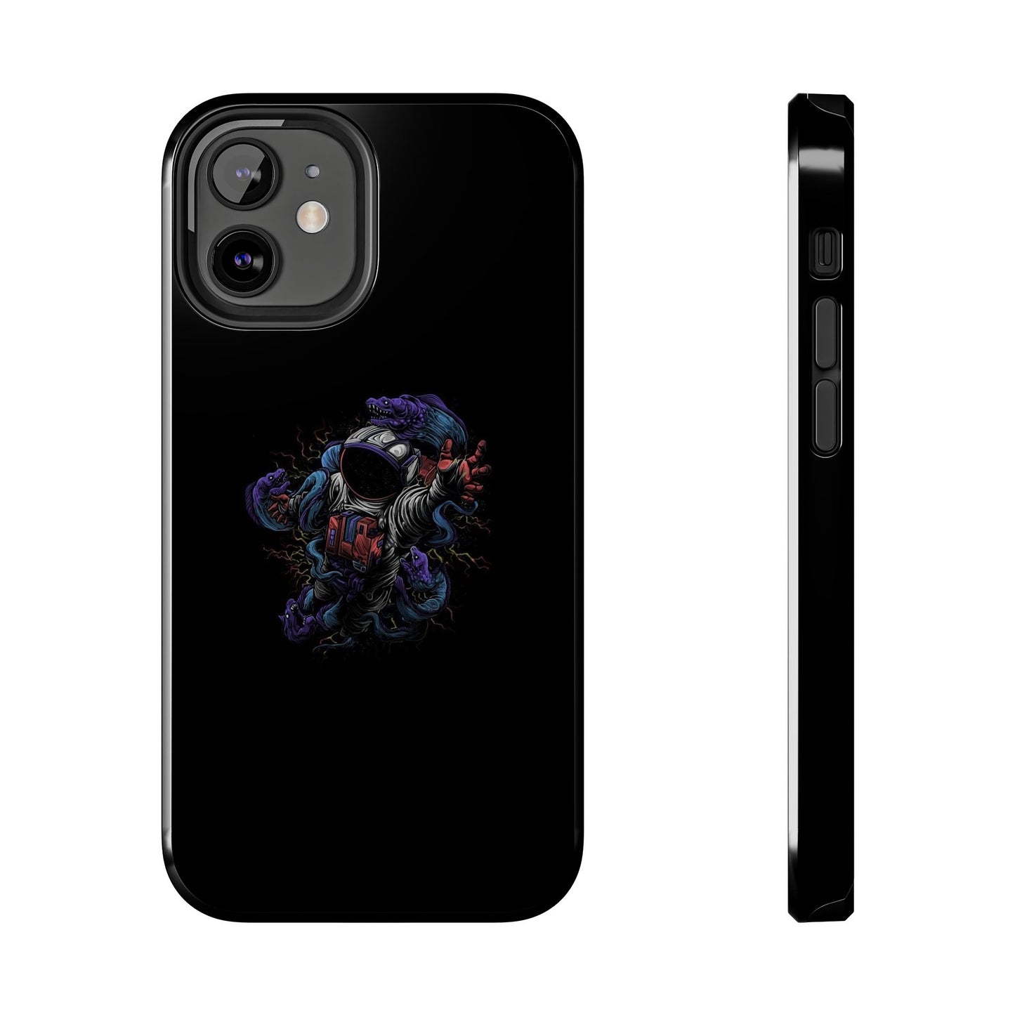 BLACK - Tough Phone Case