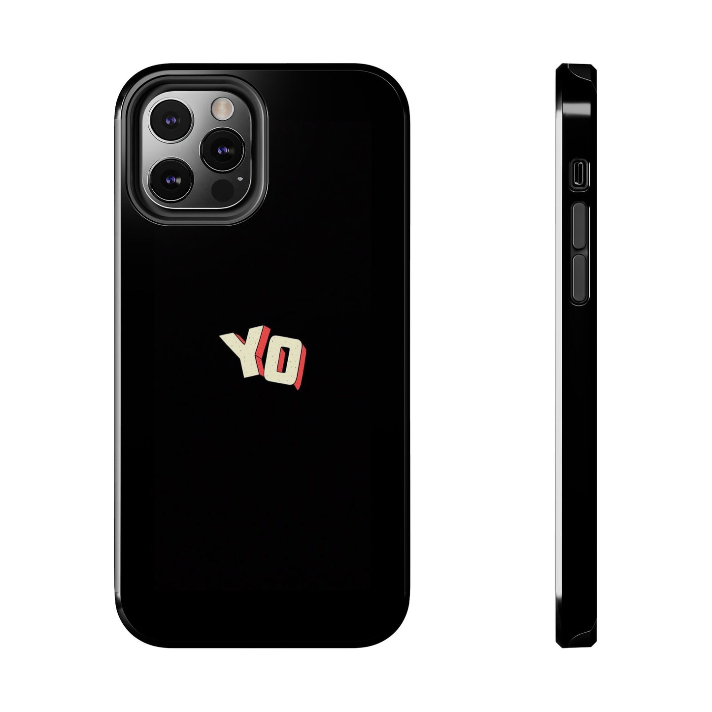 BLACK - Tough Phone Case