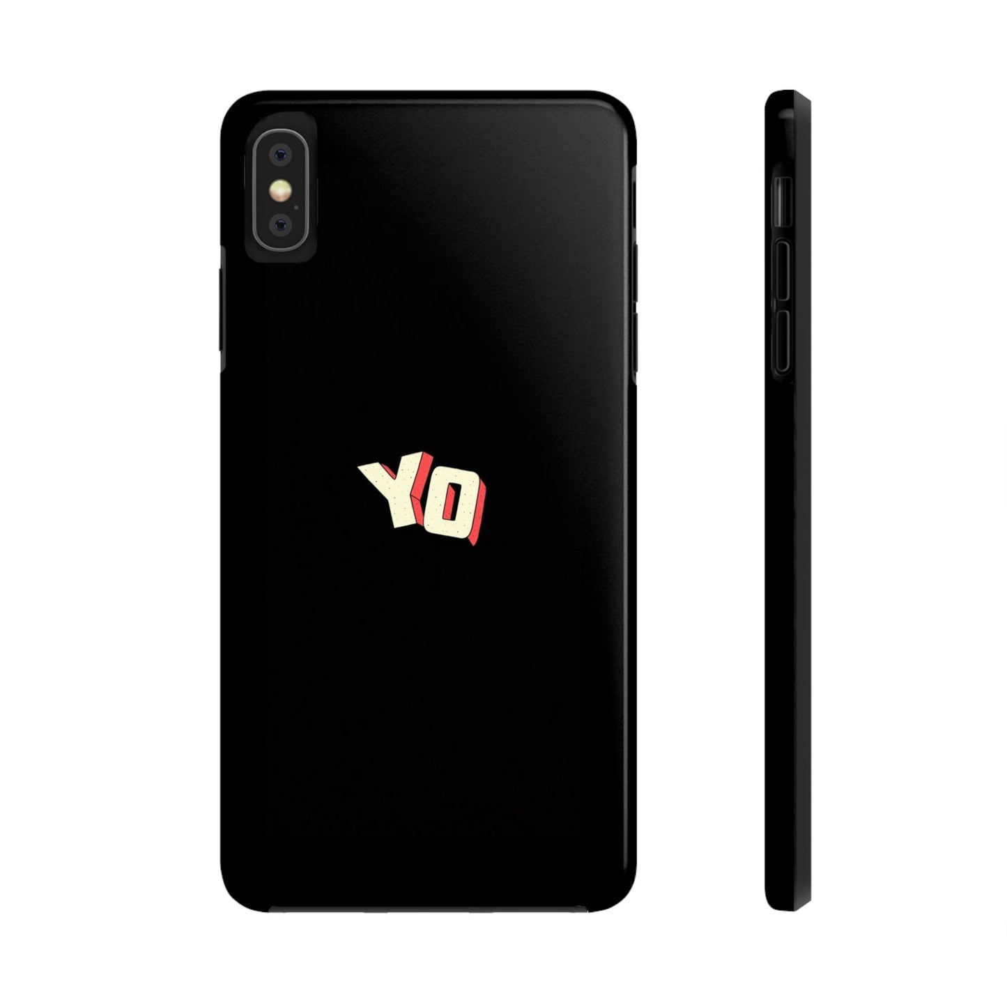 BLACK - Tough Phone Case