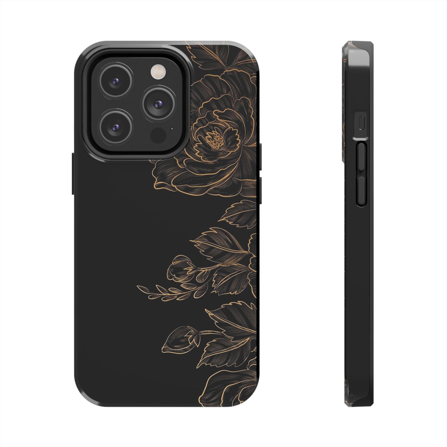 BLACK - Tough Phone Case