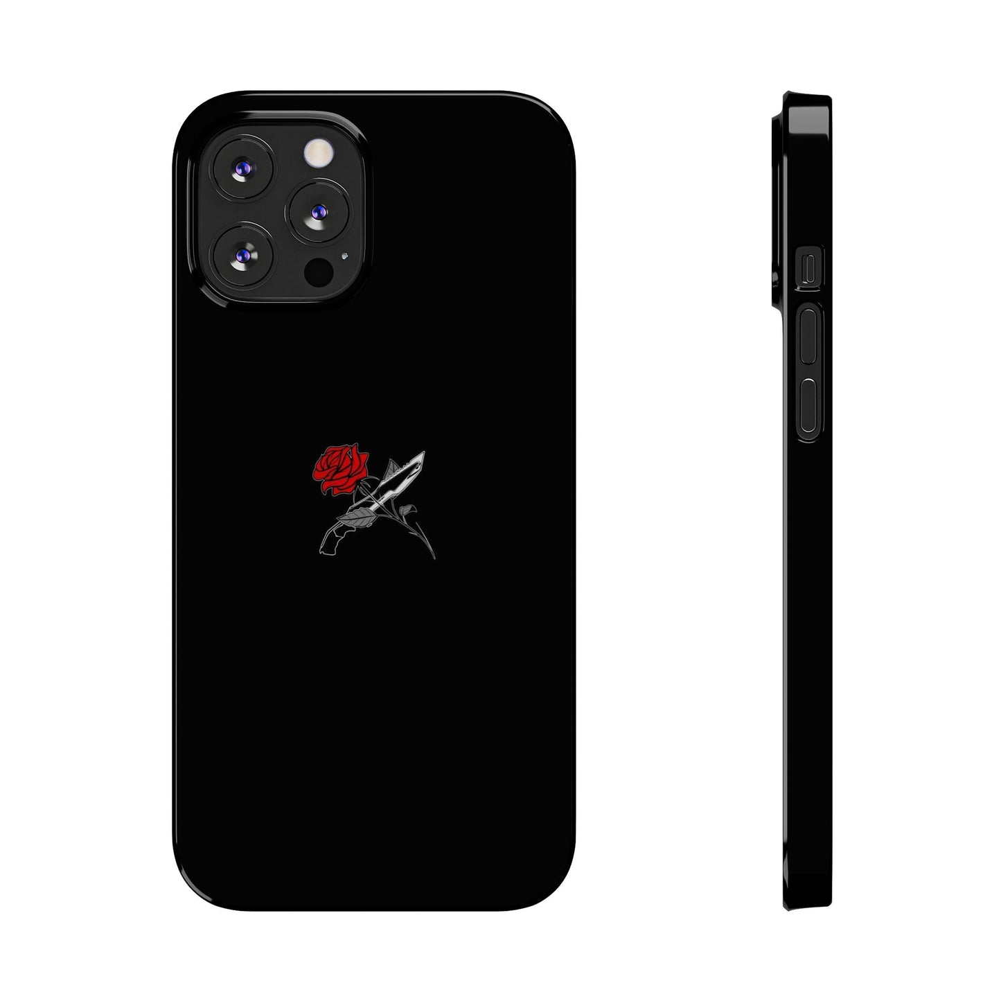 BLACK - Slim Phone Case