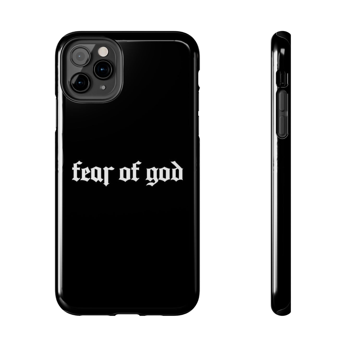 BLACK - Tough Phone Case