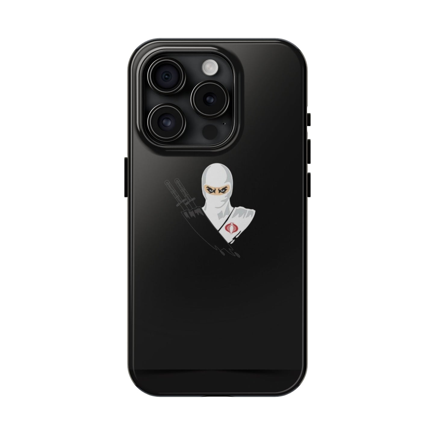 BLACK - Tough Phone Case