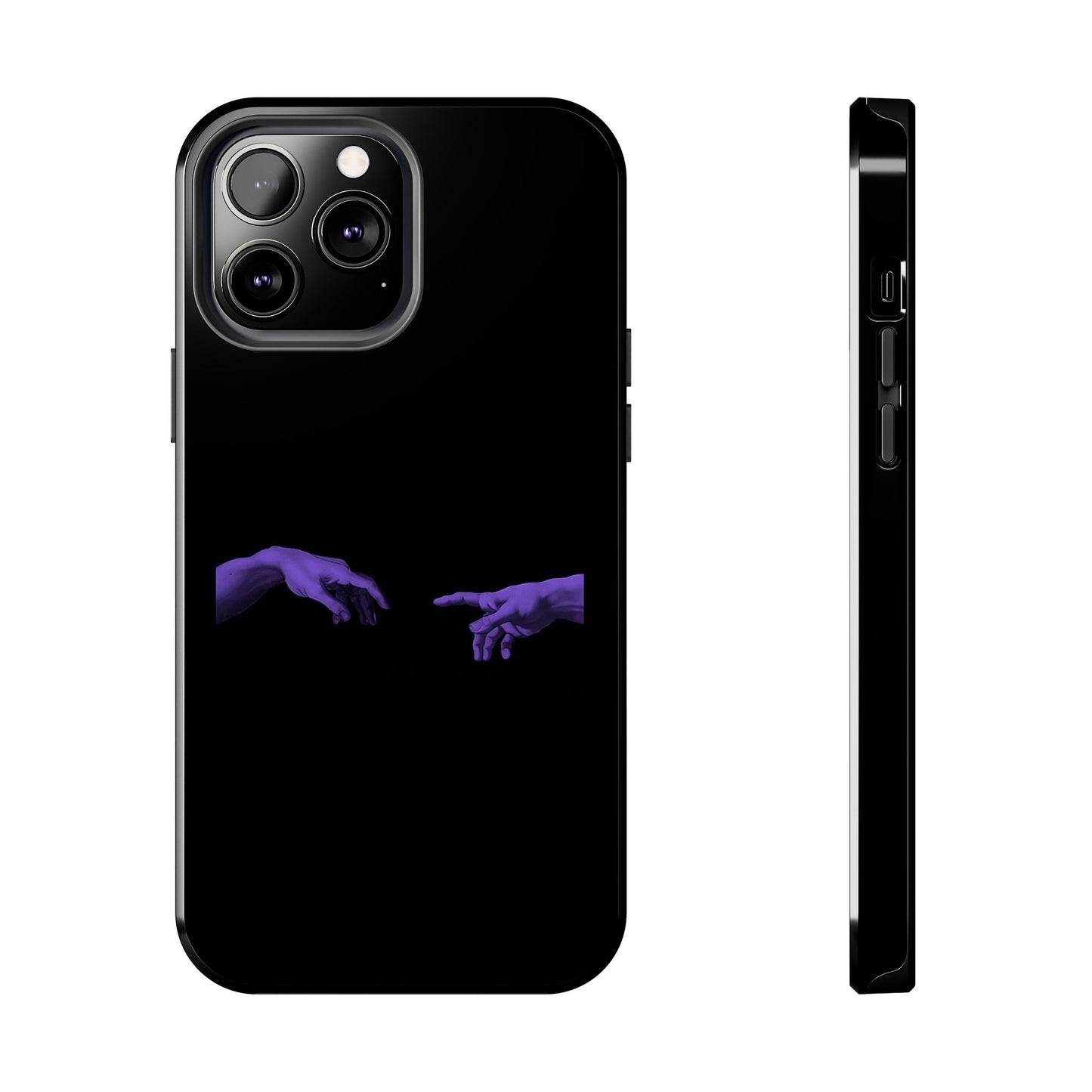 BLACK - Tough Phone Case