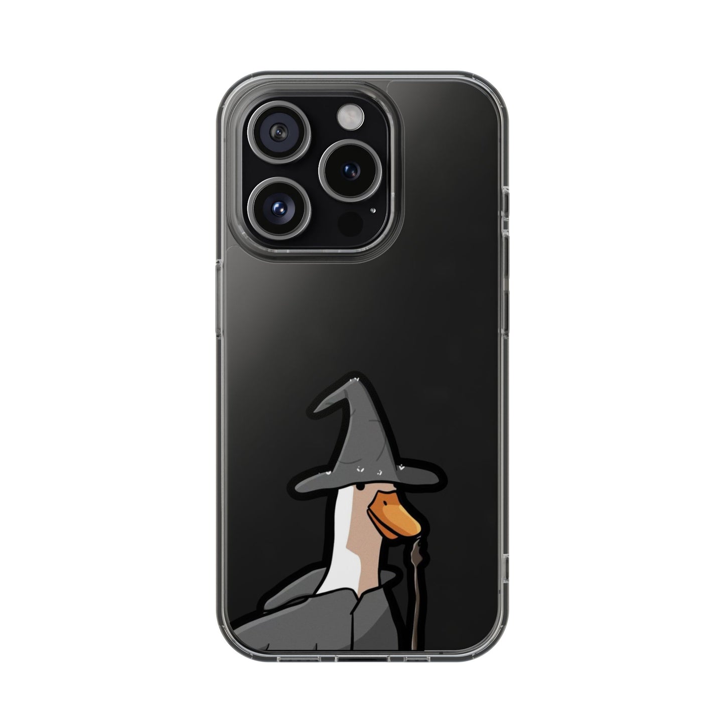 WIZARD Duck - Clear Phone Case