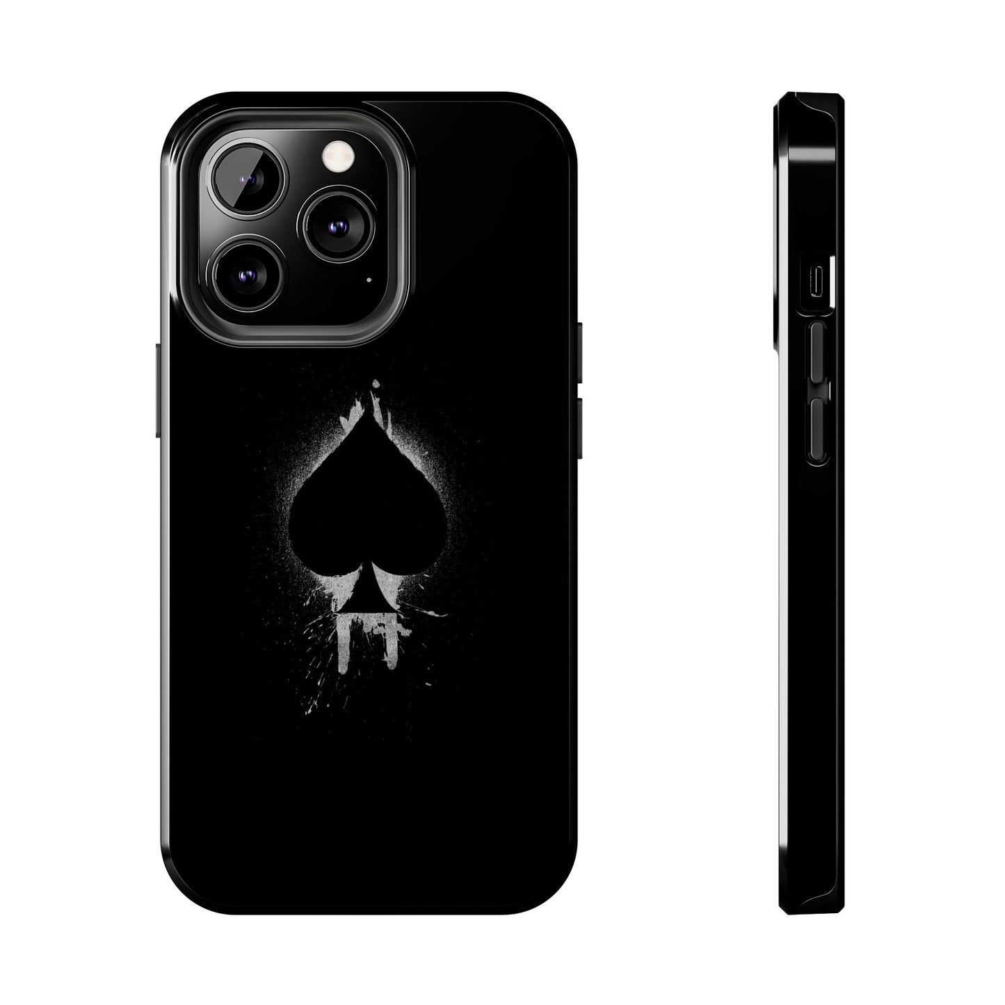 BLACK - Tough Phone Case
