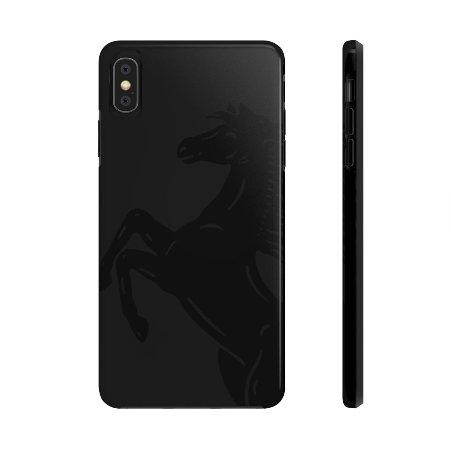 BLACK - Tough Phone Case