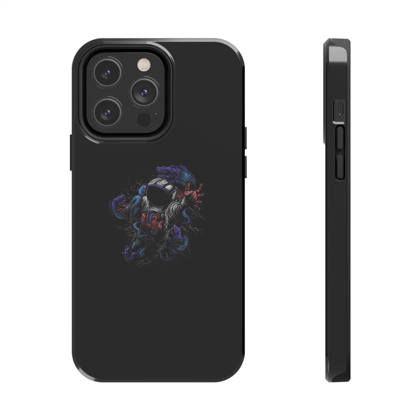 BLACK - Tough Phone Case
