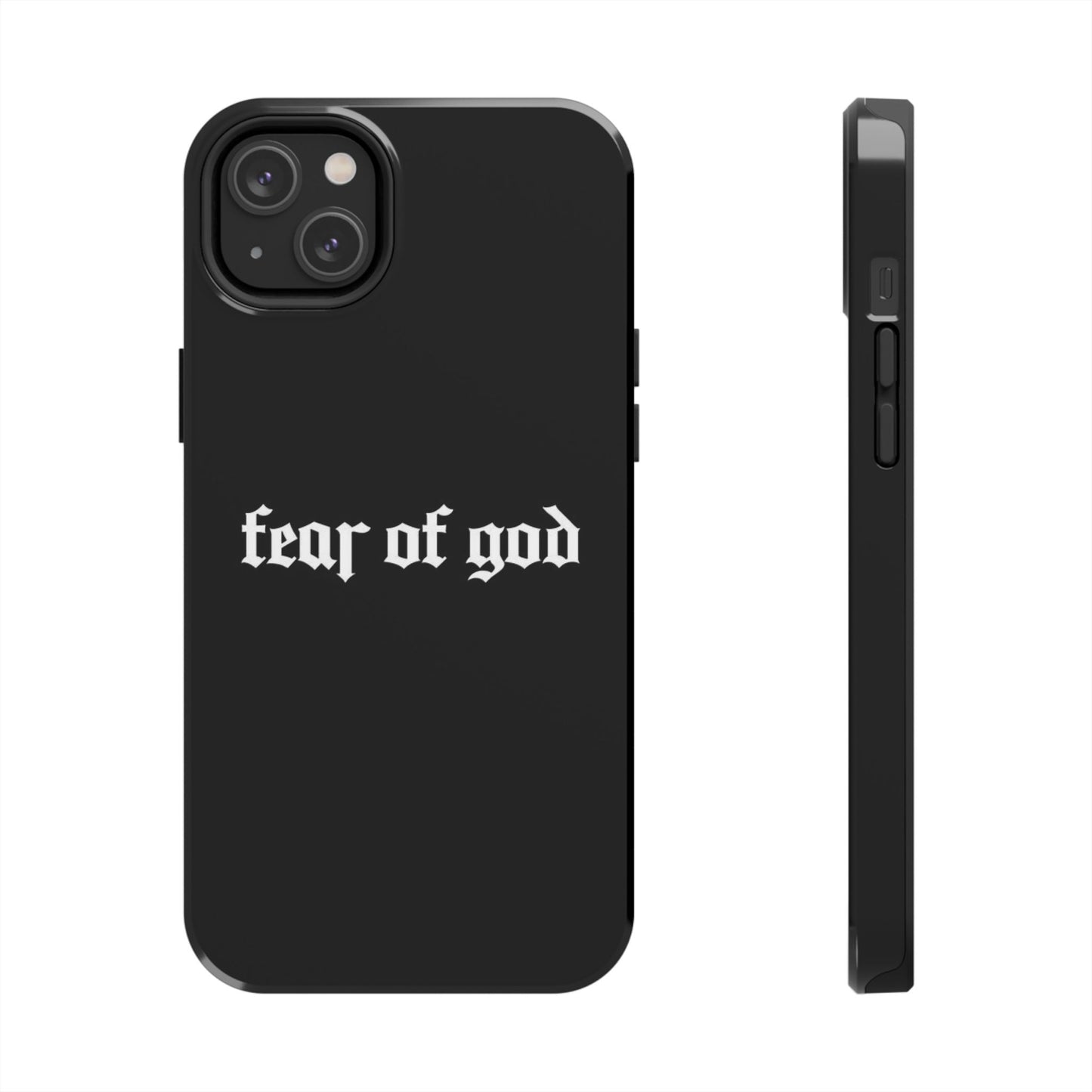 BLACK - Tough Phone Case