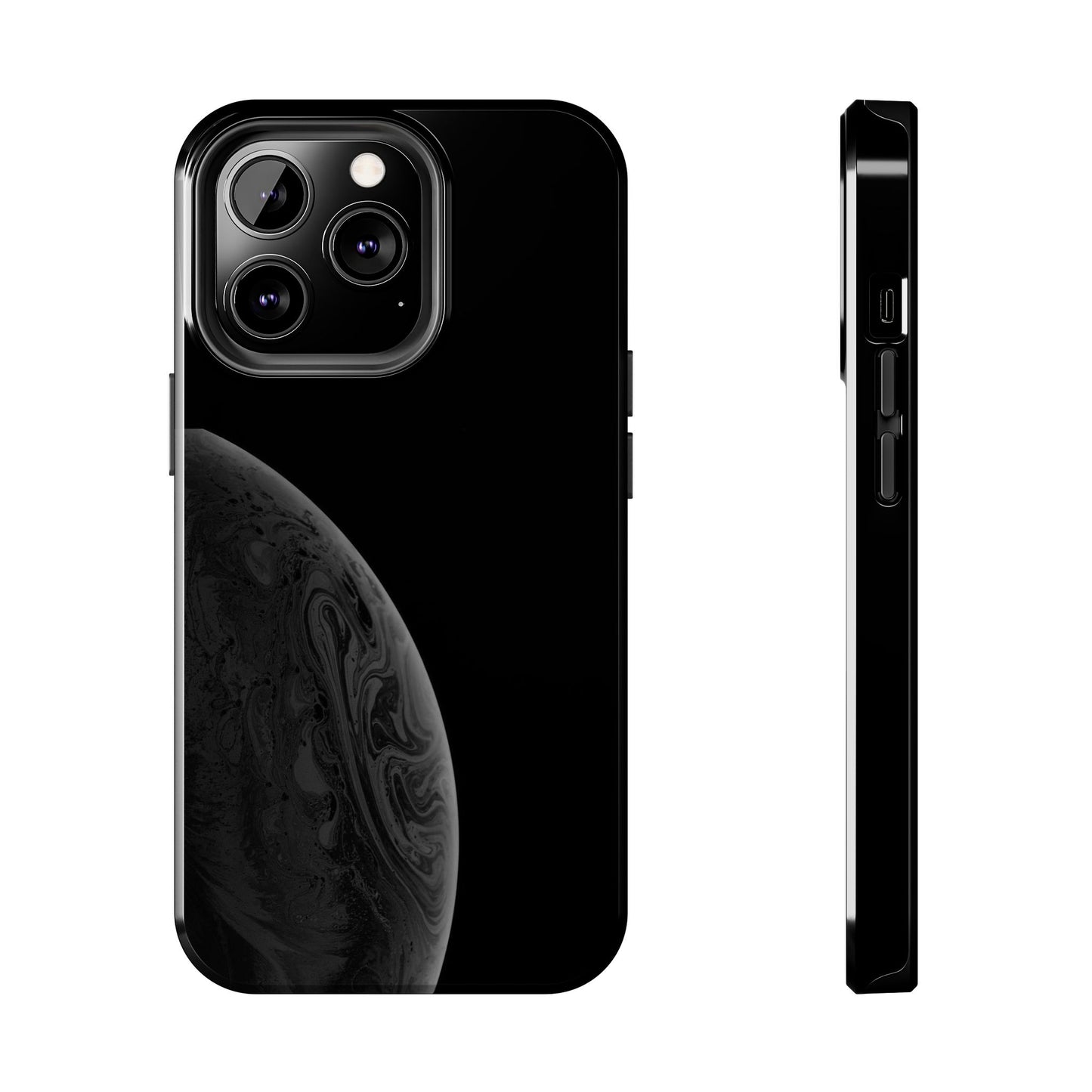 BLACK - Tough Phone Case